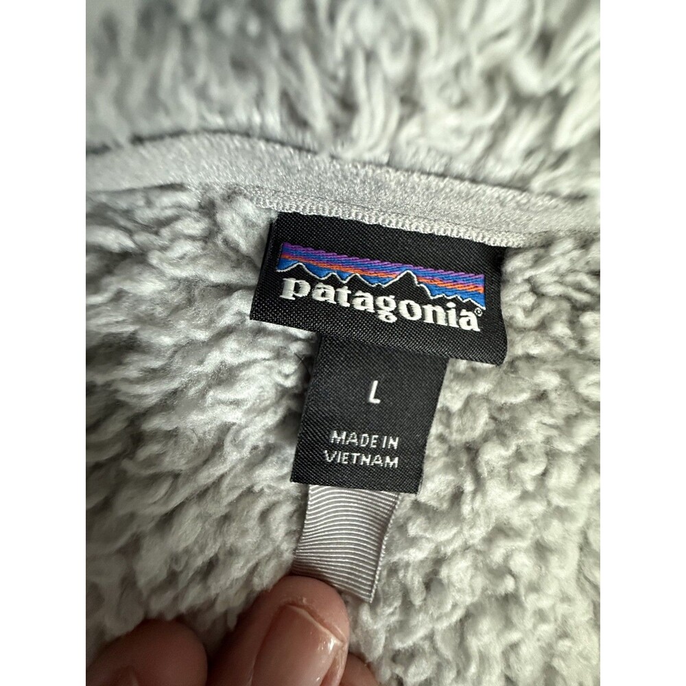 Patagonia Los Gatos 1/4 Zip Pullover Women's Large Gray Fleece Hoodie Activewear - Picture 7 of 15